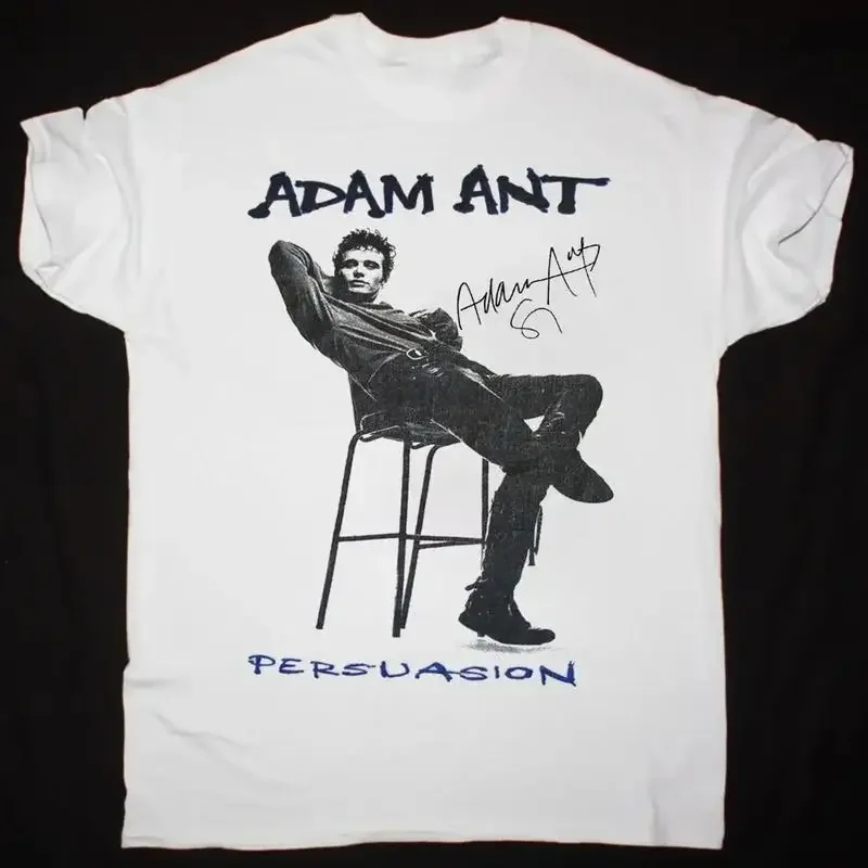 Adam Ant Persuasion Signature White Gift T-shirt unisexe toutes tailles S à 5XL UU571