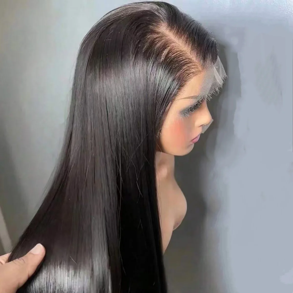 220 Density Bone Straight Hd Transparent 13x6 Lace Frontal Wig Brazilian 13x4 Hd Lace Frontal Human Hair Wigs For Women Glueless