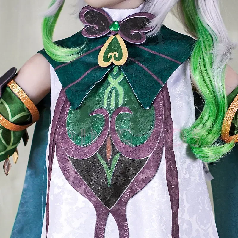 Nahida Cosplay Costume Genshin Impact Adult Carnival Uniform Wig Anime Halloween Costumes Women Game Lesser Lord Kusanali