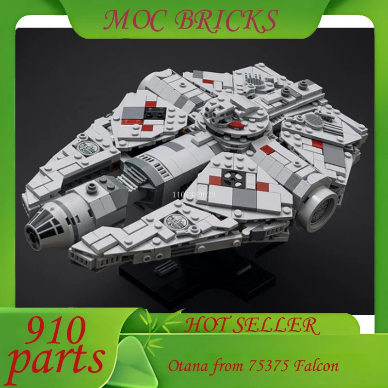 

Customize 910 Parts Spaceship Series MOC Otana From 75375 Falcon Model Christmas Puzzle DIY Assembly Toy Birthdayal Gifts
