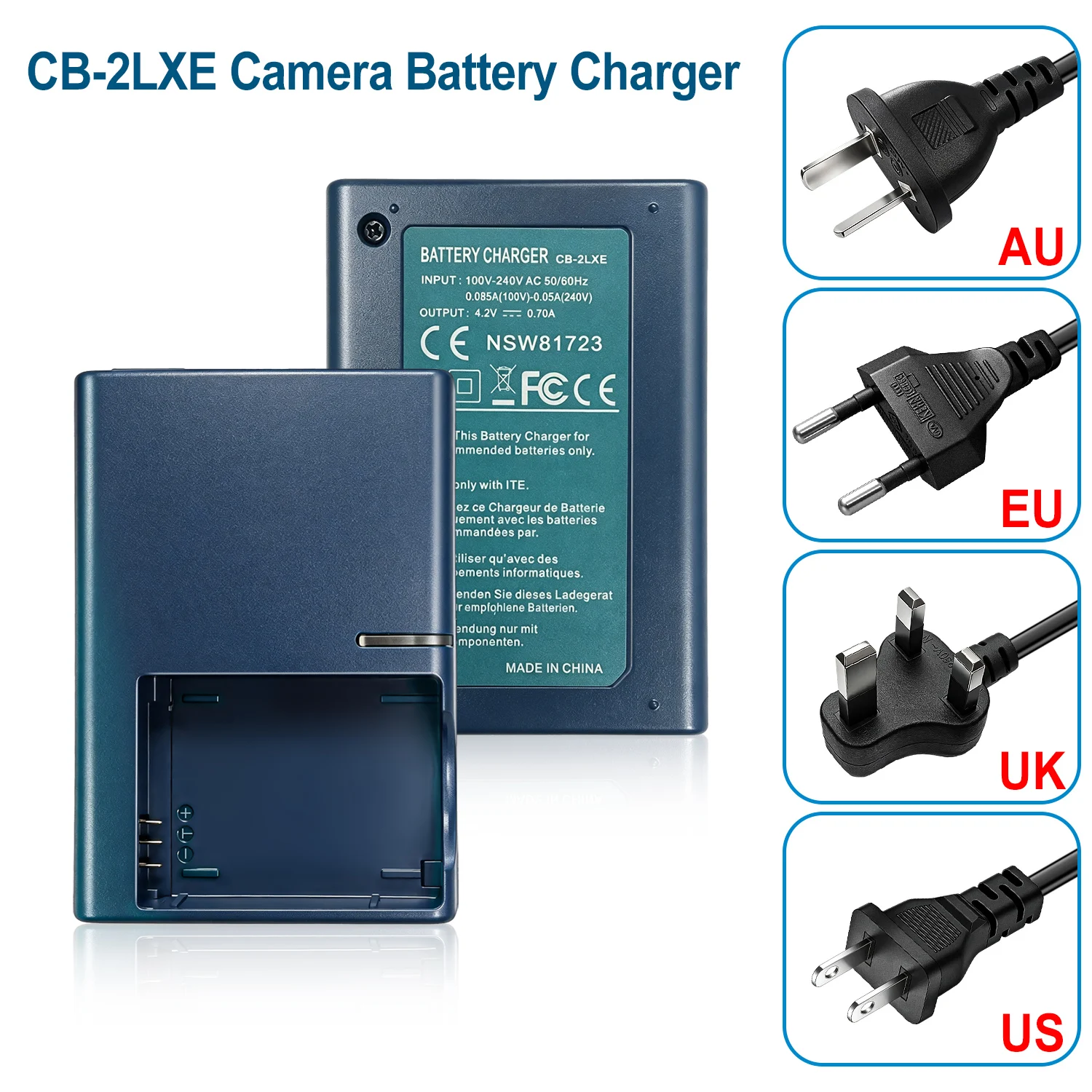 Für Canon NB-5L NB5L Akku-Ladegerät CB-2LXE für S100, S100V, S110, SX200 IS, SX210 IS, SX220 HS, SX230 HS, SD700, SD790, SD800 Kamera – Detail 7