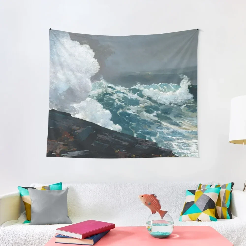 

Winslow Homer - Northeaster (1895) Tapestry Luxury Living Room Decoration Wall Deco Bedroom Decoration Tapestry