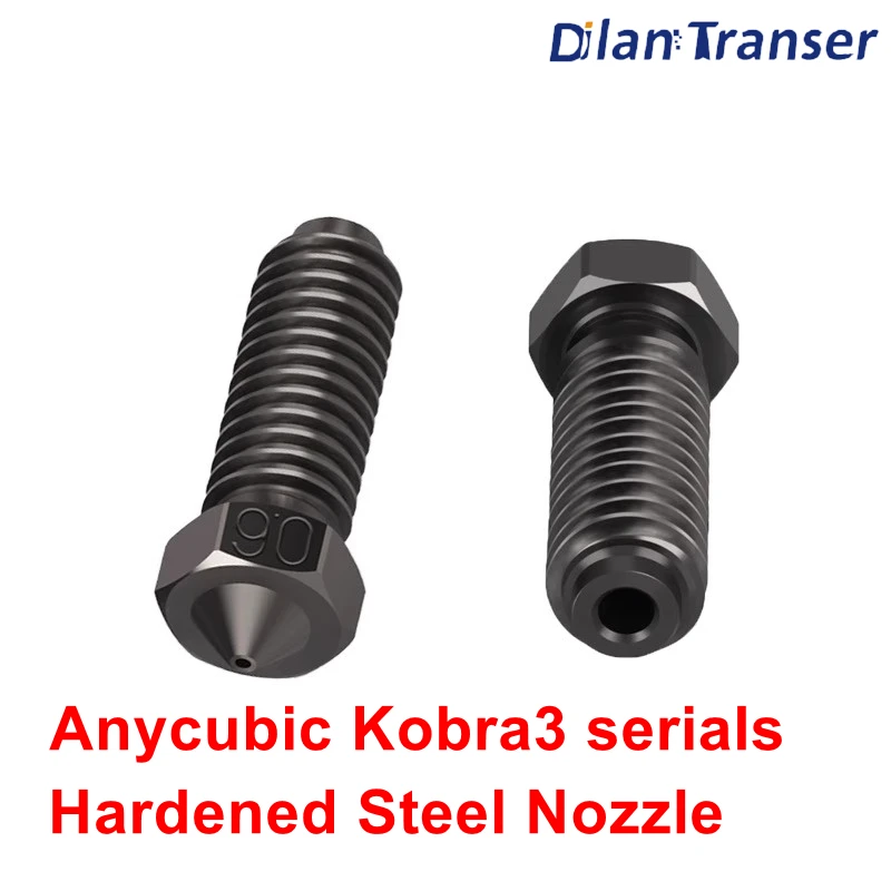 Anycubic Kobra 3 /3 Combo Hotend Nozzle Hardened Steel Nozzles For Anycubic Kobra3 Spare Parts 3D Printer