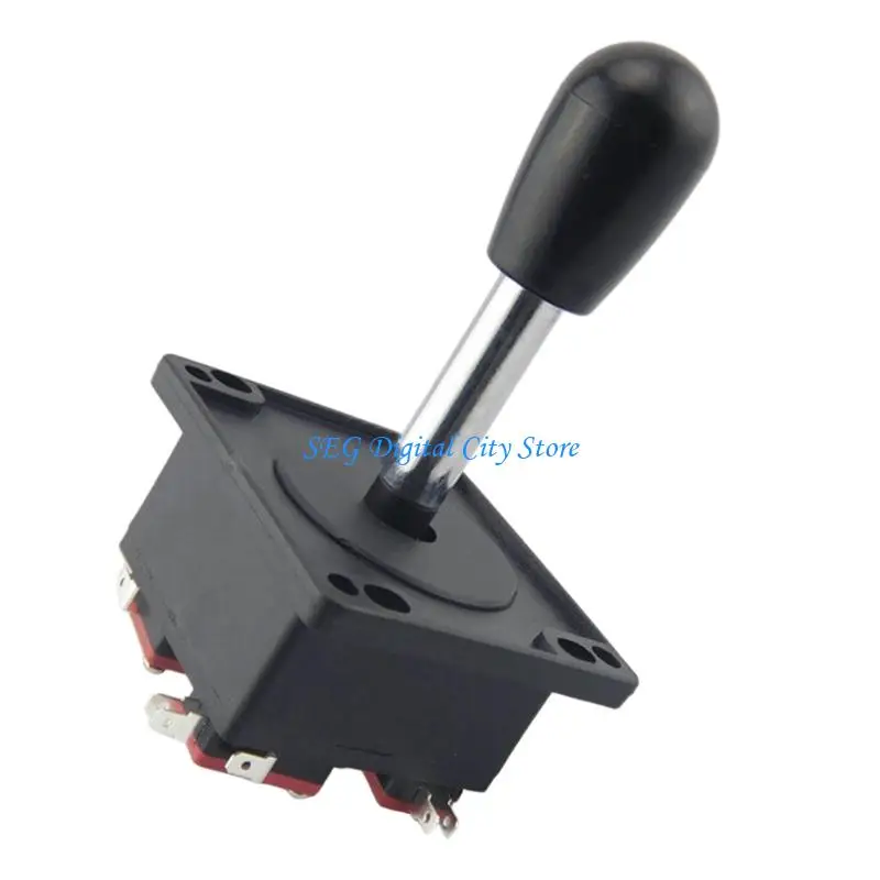 

U75B Elliptical Handle Arcade Joystick with Adjustable Shafts Length High Strength Arcade Controller with Handle for Cabinets