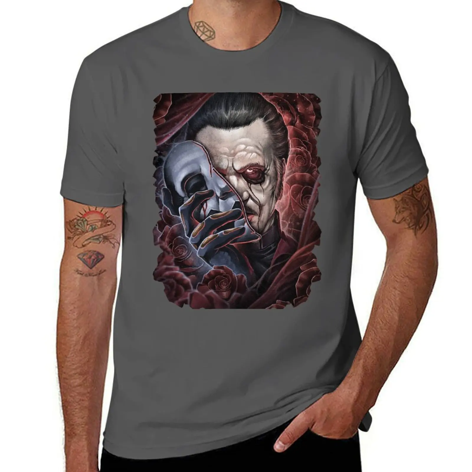 

Маскарад - футболка Cardinal Copia, мужские футболки для мужчин, мужские футболки, хлопковая футболка