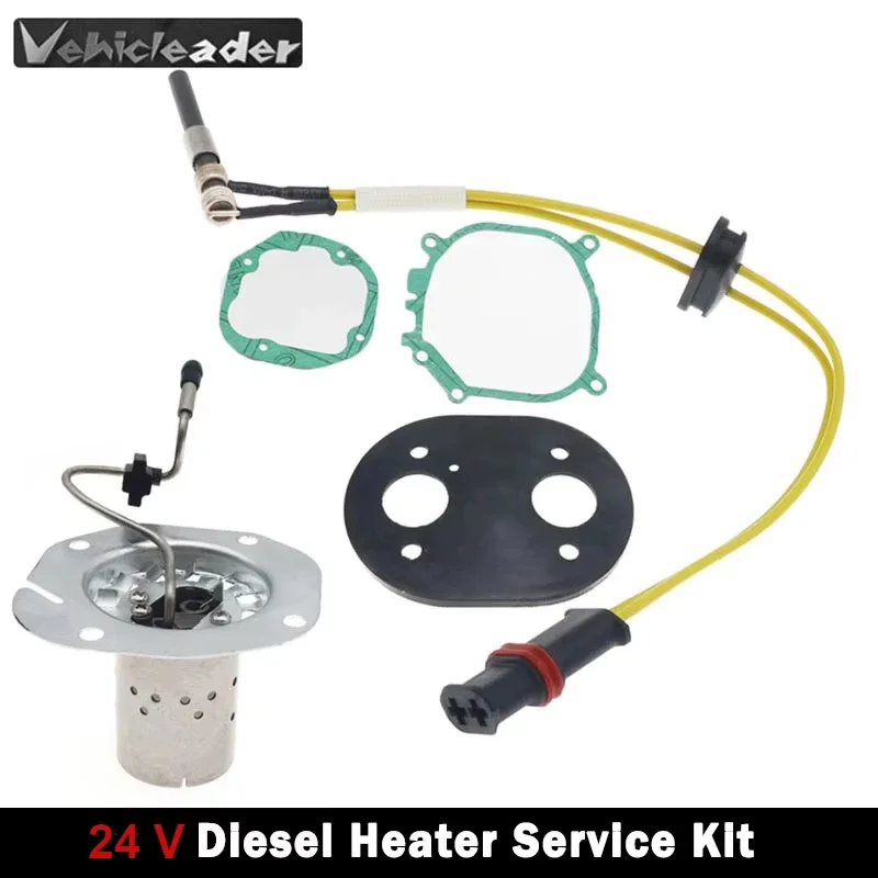 

Воздушно-дизельный парковочный обогреватель, вставка горелки, камера сгорания, свеча накаливания 24 В и прокладка для Webasto Air Top 2000/2000S/2000ST