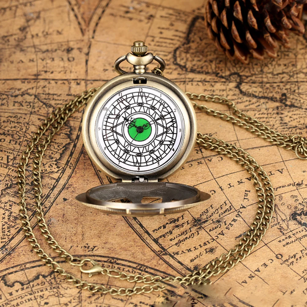

Retro Pocket Watch With Chain Exquisite Hanging Watch Decor Vintage Style Pocket Watch Pendant