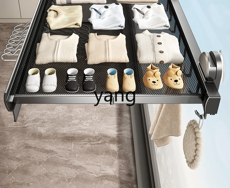 

LTT telescopic net non-punching bay window drying shelf drying artifact