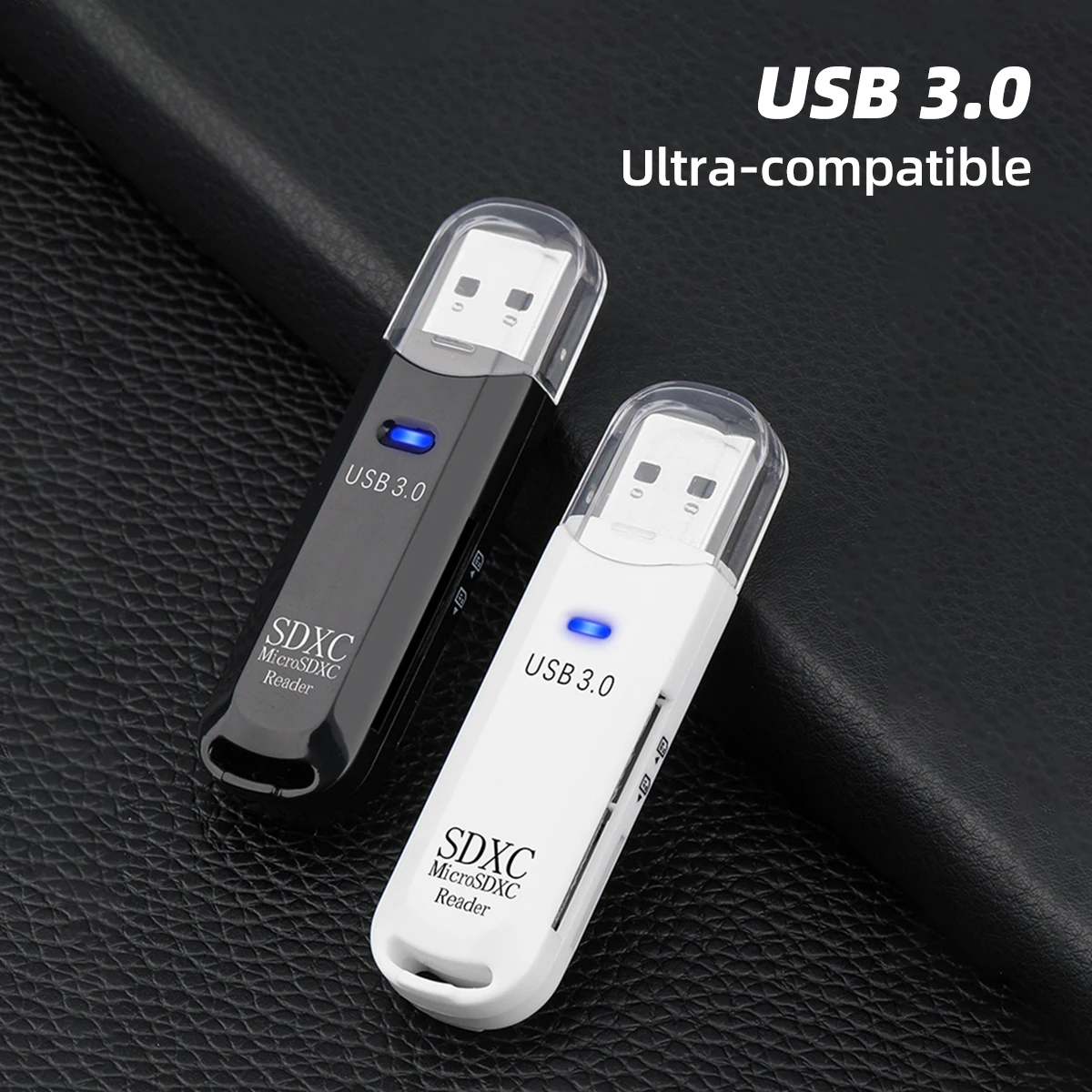 

2 IN 1 TF Card Reader USB 3.0 Micro SD Memory Card Adapter High Speed Multi-card Writer Adapter Flash Drive Laptop Accessories