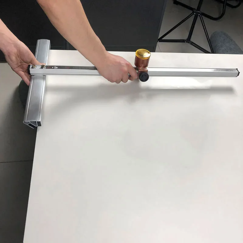 

60cm Glass Tile Push Knife Cutting Tools +Glass Tile Opener Ceramic Tile Glass Cutter Roller Cutter with 5pcs Knife Head
