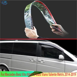 For Mercedes-Benz Vito W447 V-Class Viano Valente Metris 2014-2019 Window Wind Deflector Visor Rain/Sun Guard Vent 2pcs 2015