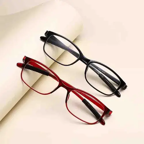 Imagen 1 del producto Gafas de miopía para hombre y mujer, lentes de miopía con revestimiento rojo, 1,0 + 1,5 + 2,0 + 2,5 + 3,0 + 3,5, 4,0
