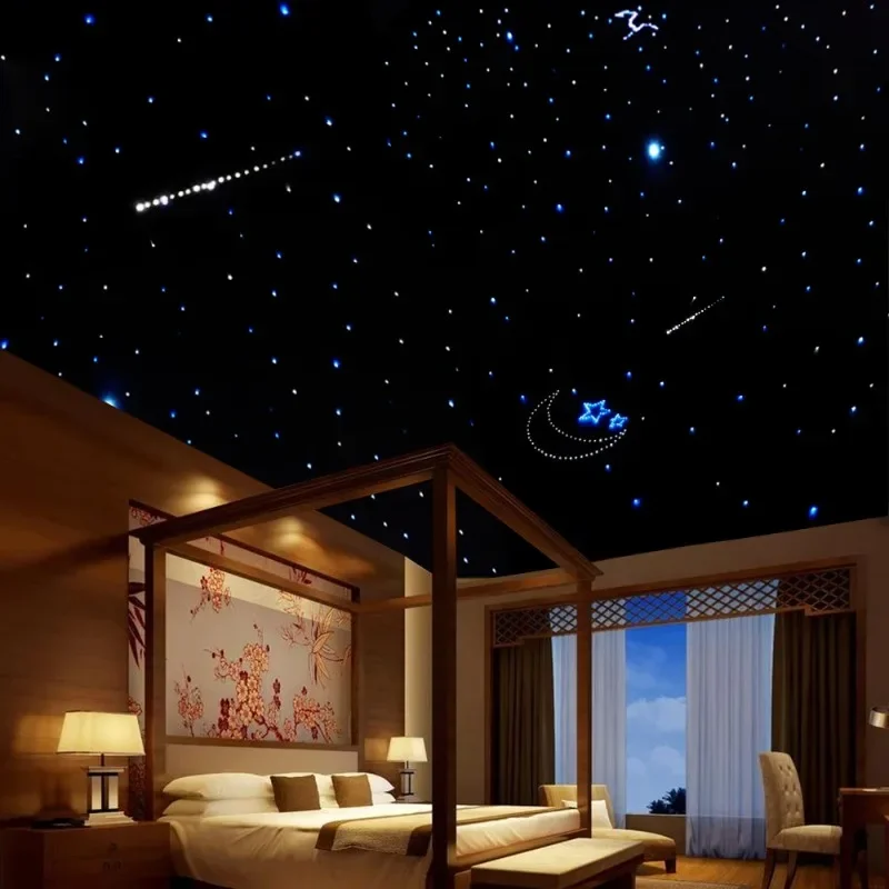 18W Bedroom High Quality Twinkle Starlight Starry Sky Ceiling Fiber Optic Light Kit