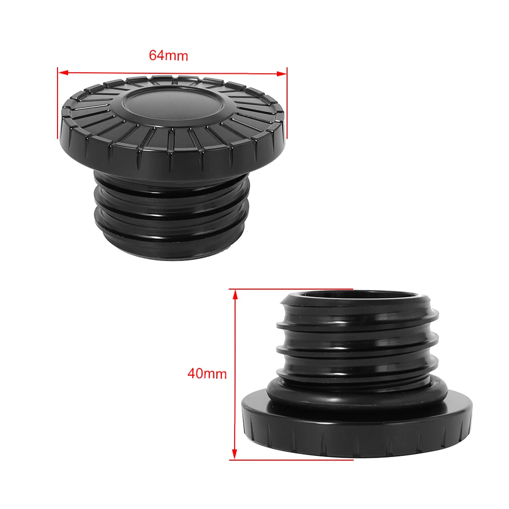 Алюминиевый топливный бак CNC для мотоцикла с вентиляционными отверстиями, декоративная масляная Крышка для Harley Touring Road King Softail Dyna Sportster XL 1200 883