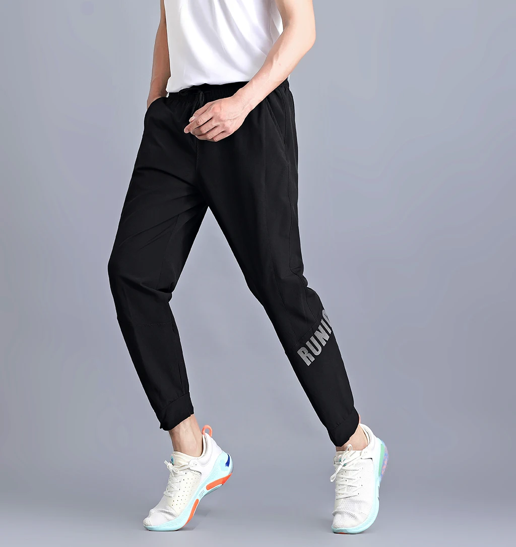 Sports Pants Men's Autumn And Winter Straight Trend Beam Feet Gray Casual Trousers Loose Pants Football Quick-drying Pants