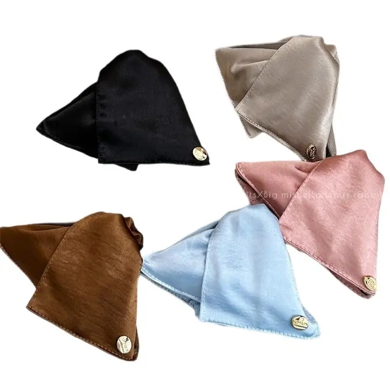 1 Stück Damen Luxus-Haarspange im französischen Stil, französische Stoff-Muschel-Dreieck-Haarspange, Haar-Accessoires – Detail 9