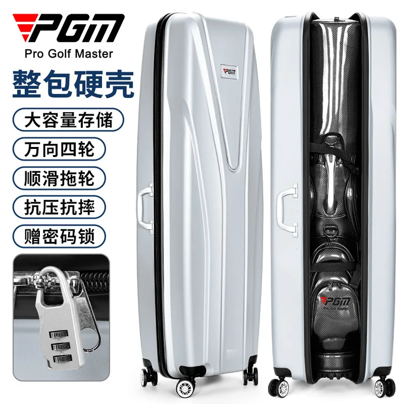 

PGM Golf Bags Men's and Women's Aviation Bags Hard Shell Aircraft Consignment Bags with Roller Skating Travel Ball