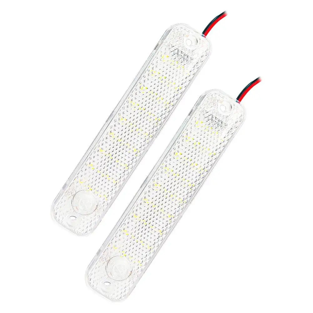 سيارة LED قبة ضوء 36 LED شاحنة الداخلية ضوء مع ليلة القراءة ضوء السقف ل RV المنازل البحرية 12 فولت-85 فولت A1J0
