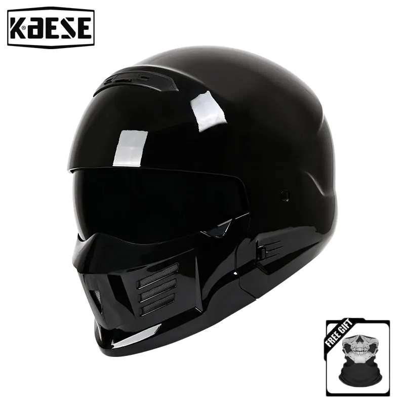 

Retro Scorpion Motorcycle Full Helmet Cascos Para Motos Vintage Standard Cruiser Cafe Racer Chopper Scooter with For Men Women D