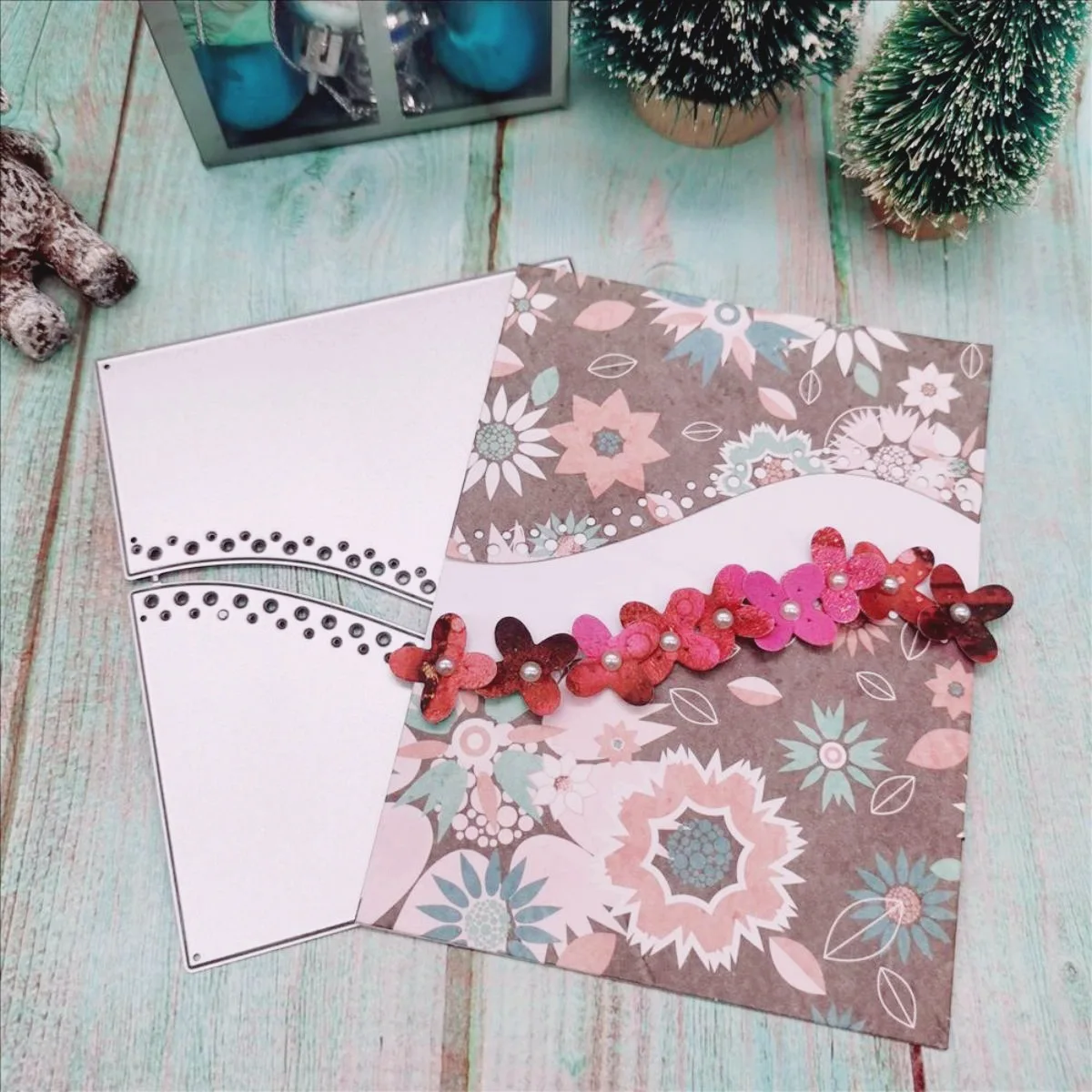 التخليص مربع خلفية نمط سكرابوكينغ يموت قطع بطاقة الديكور النقش الحرف قطع معدنية يموت الوافدين الجدد