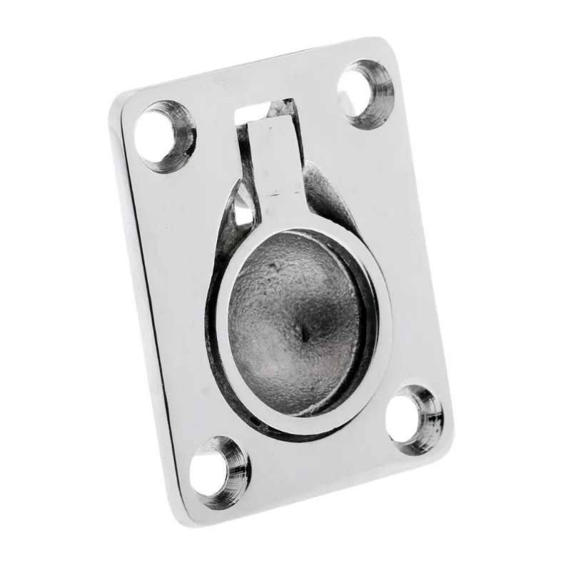 

Square handle inner circular pull ring 38 * 48MM square pull ring, stainless steel yacht floor