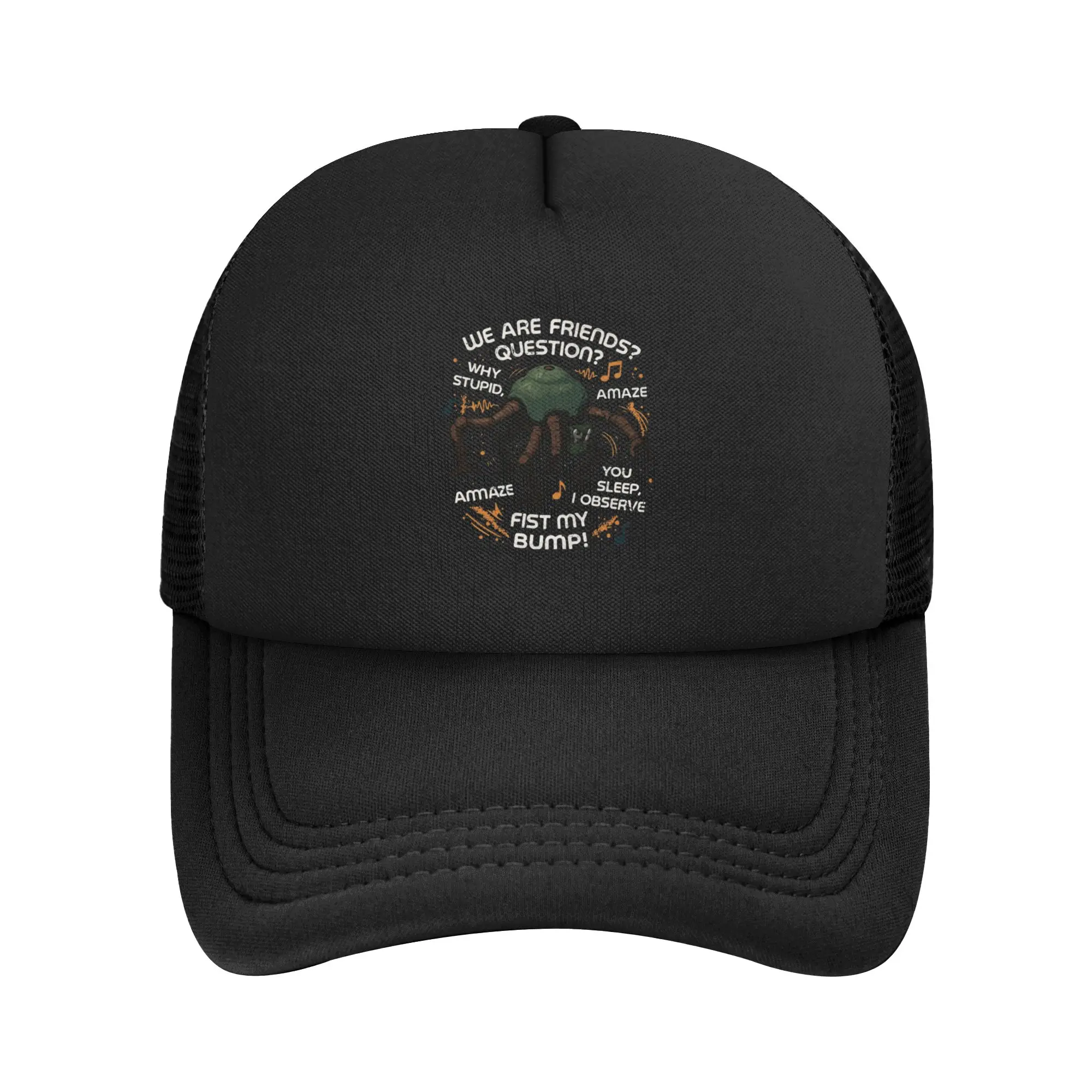 Rockys Project Hail Mary Funny Alien Sci-Fi Trucker Cap Adult Hat Worker Cap Sports Cap Snapback Caps Mesh Baseball Cap Spring