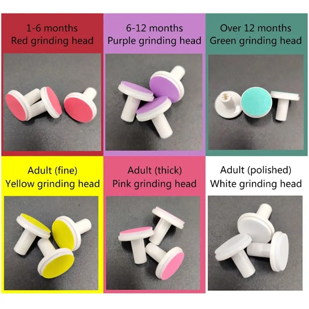 Trimmer Refill Baby Nail File Pads Durable Abrasive Paper Grinder Nail Grinding Heads Nail Clipper Nail Trimmer Pads