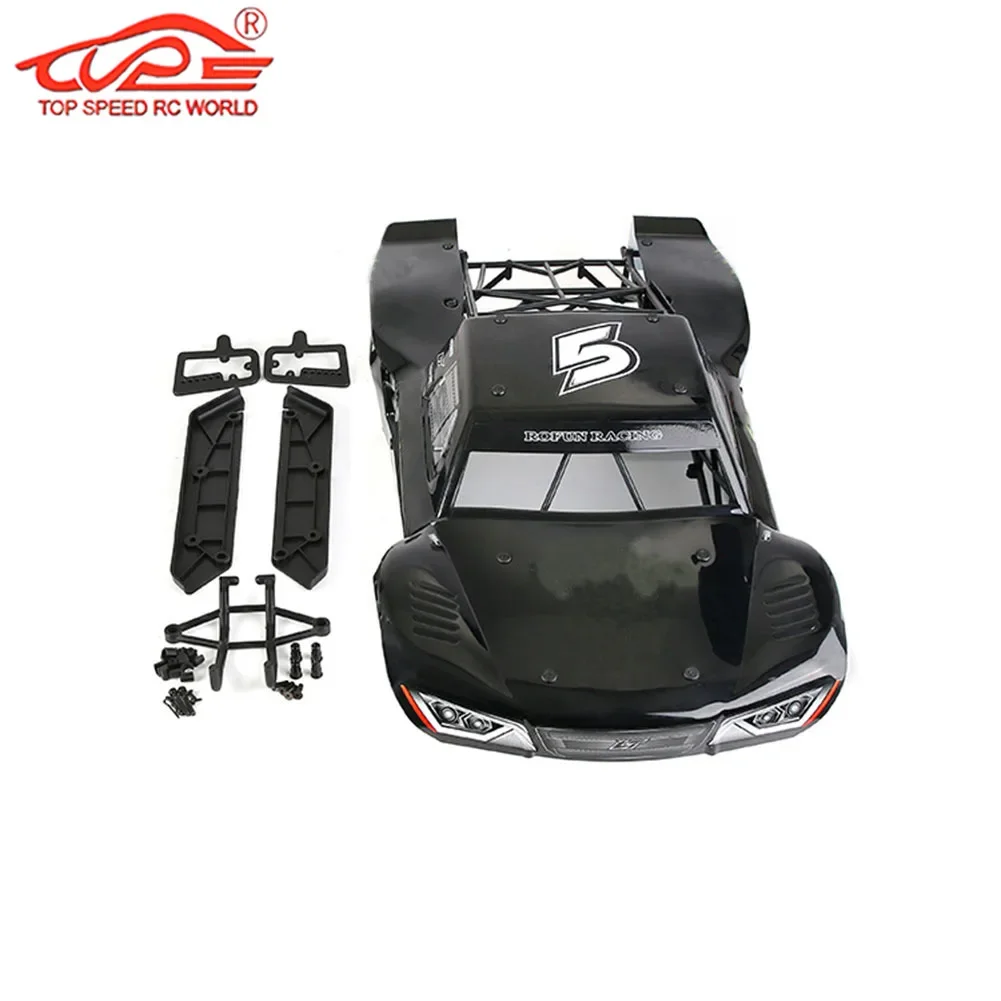 Carro Corpo Shell Conversão com Kit de gaiola, Atualização modificada, RC Car, Hpi Rofun Rovan KM Baja 5T 5SC, LT Peças do caminhão, 1/5 Escala