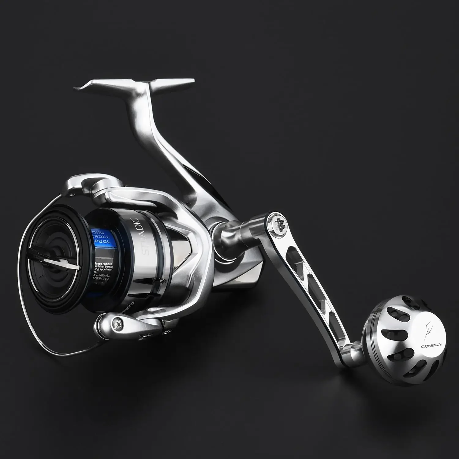 Gomexus Power Handle For Shimano Stella Stradic Vanford Vanquish Exsence Nasci FC Sephia Spinning fishing reels LMY63-A38 Pesca