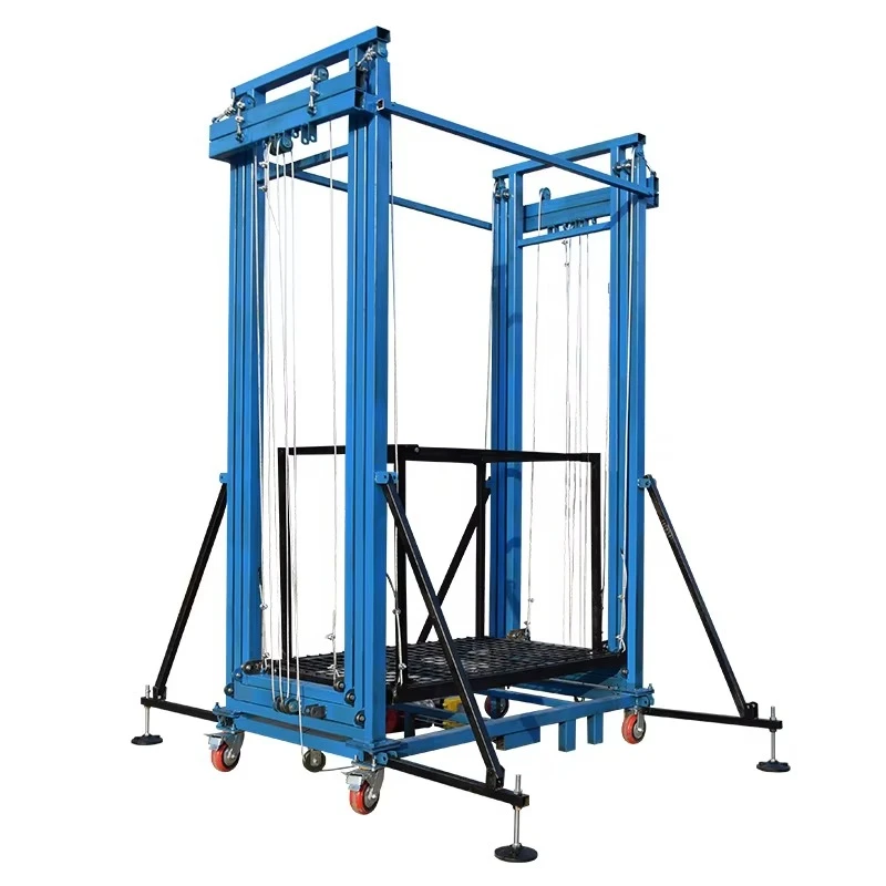 

Automatic aerial work electric scaffolding elevator fixed