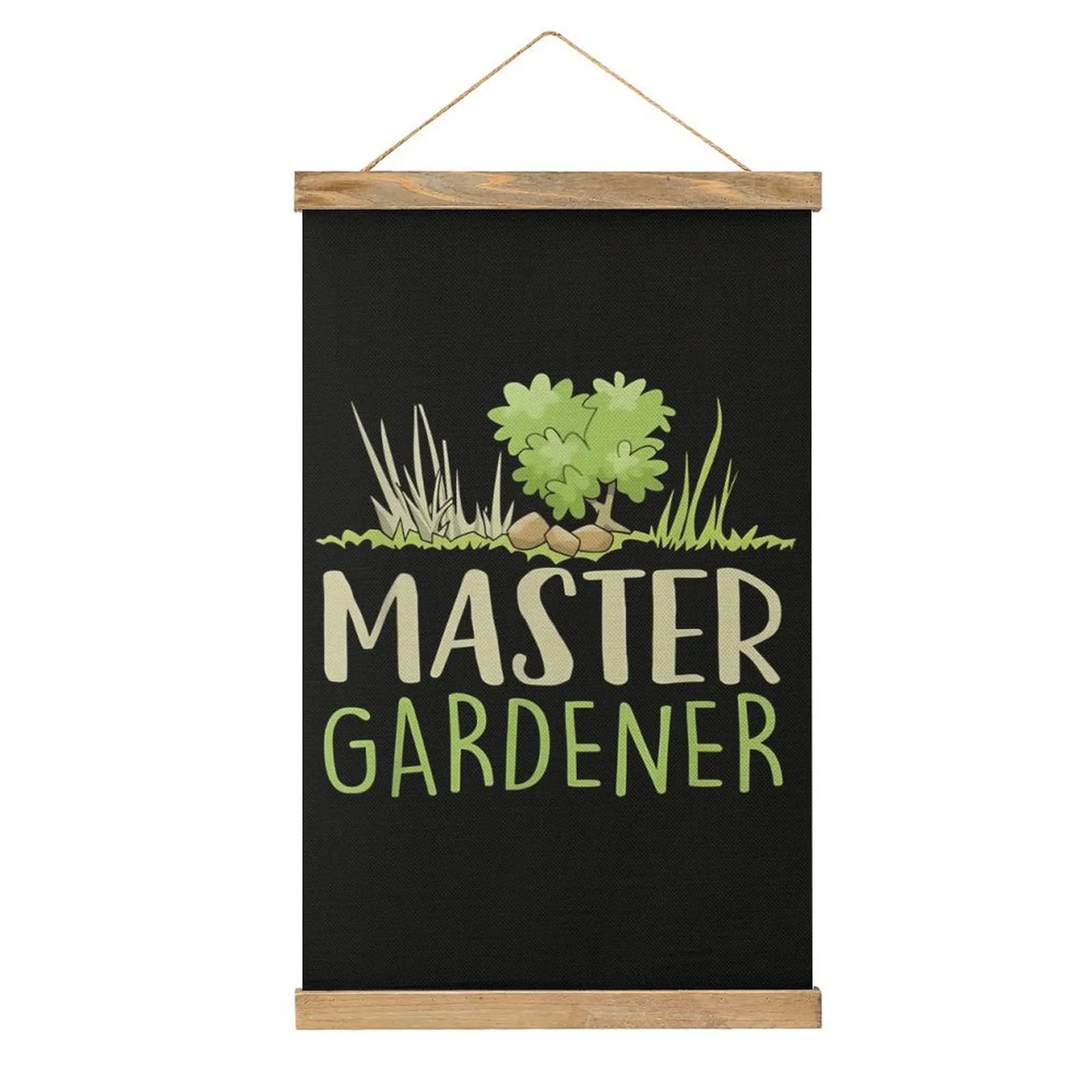 Linho pendurado pintura mestre jardineiro emblema premium novidade imagem escritório artesanato decoração branco pendurar fotos