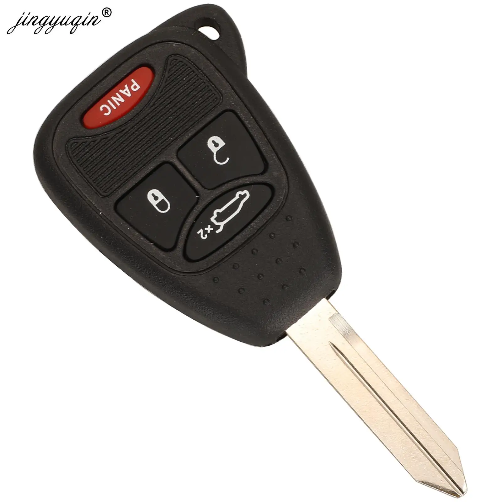 jingyuqin Car Key Shell for Chrysler JEEP DODG 200 Aspen Sebring Compass Liberty Patriot Wrangler Avenger Durango Caliber Nitro