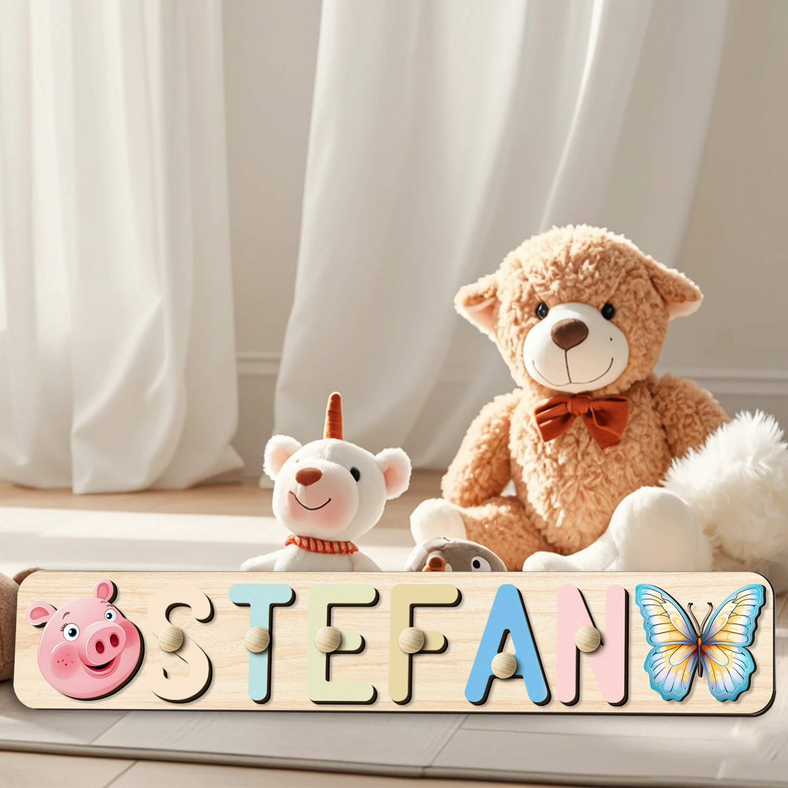 

Unique Family Gift: Personalizable with names and patterns, perfect as decorative items and family gifts for Easter, Children's