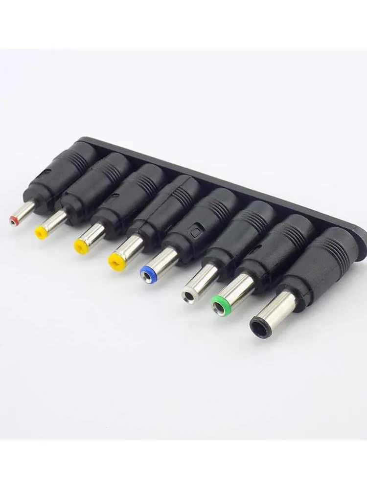 8 w 1 gniazdo zasilania DC adapter wtyczki żeńskiej Złącza 5,5X 2,1 MM do 6,3 6,0 5,5 4,8 4,0 3,5 2,5 2,1 1,7 1,35 Adapter końcówek męskich — zdjęcie 2