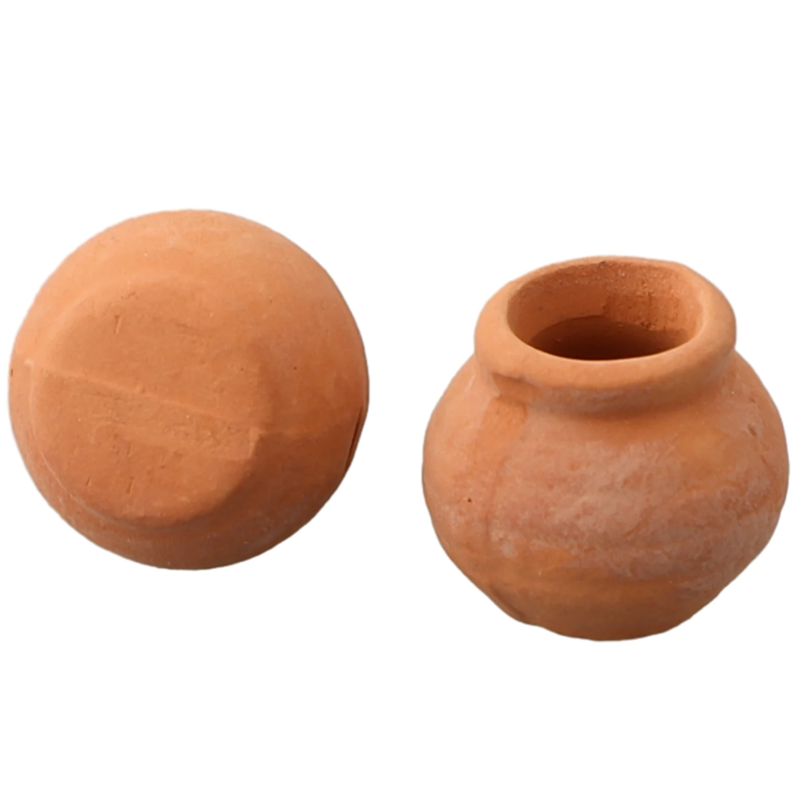 2PCS Mini Flower Pots Clay Plant Pot For  Wedding Decoration Craft  Succulent Nursery Pots For Flower Plants Crafts