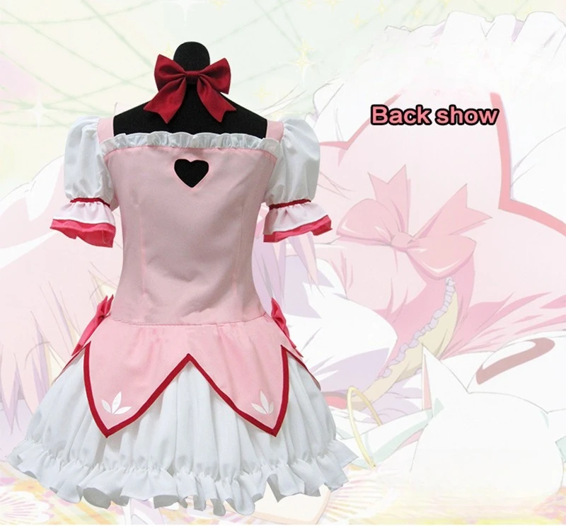 Anime Magical Girl Kaname Madoka Cosplay Costume Akemi Homura Roleplay Suit Kawaii Lolita Dress Full Set Women School Uniform - view 4