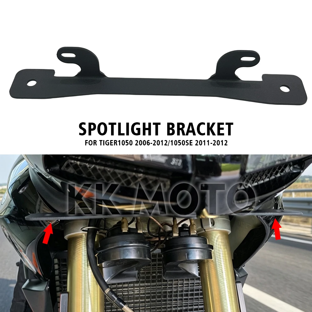 Motorcycle Led Driving Lights Auxiliary Light Mounting Front Bracket For TIGER1050 Tiger1050 TIGER 1050 SE Tiger1050SE 2006-2012
