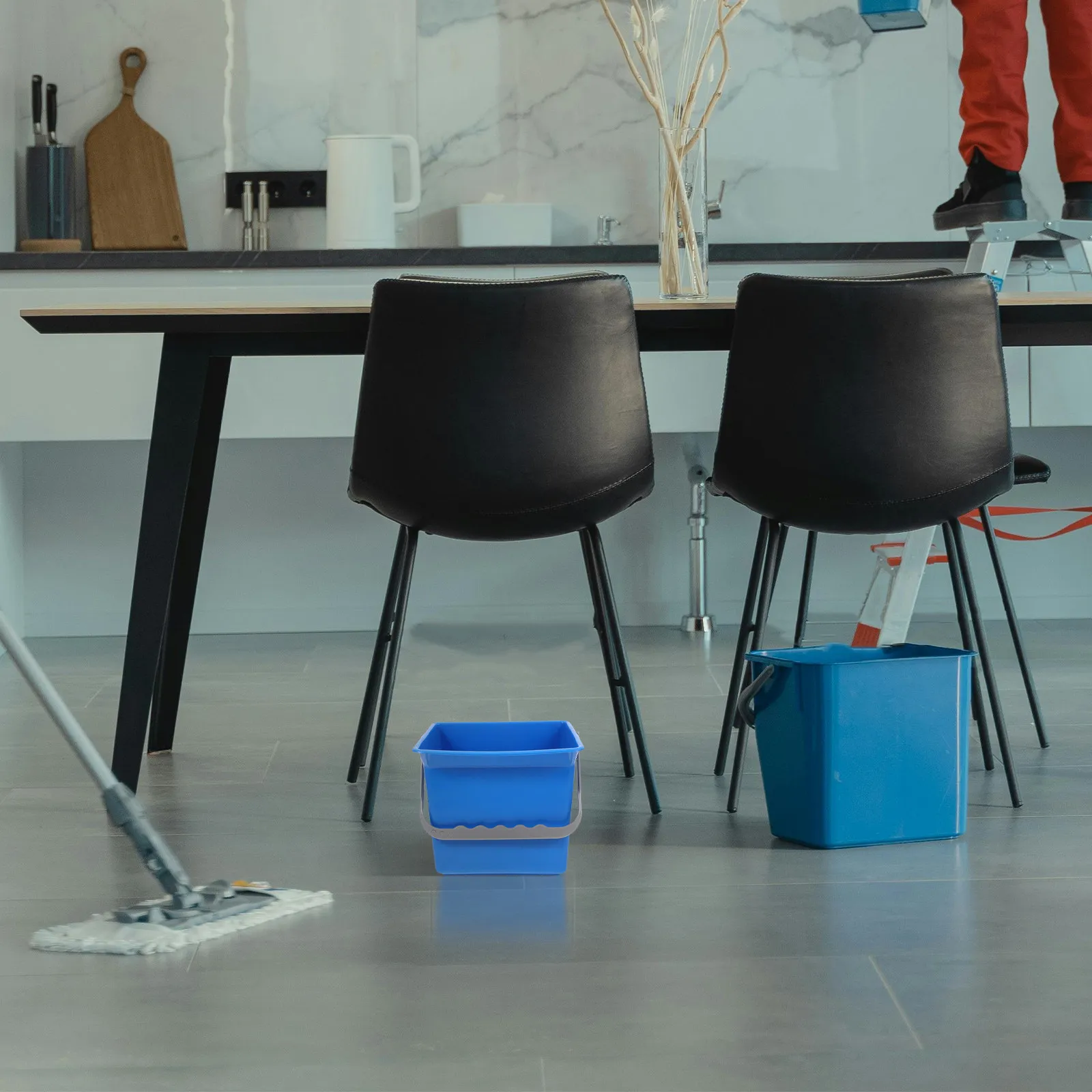 

Автомобильное мусорное ведро большой емкости с ручкой и крышкой, пластиковое, для внедорожников, с градуированной шкалой, для уборки в салоне автомобиля