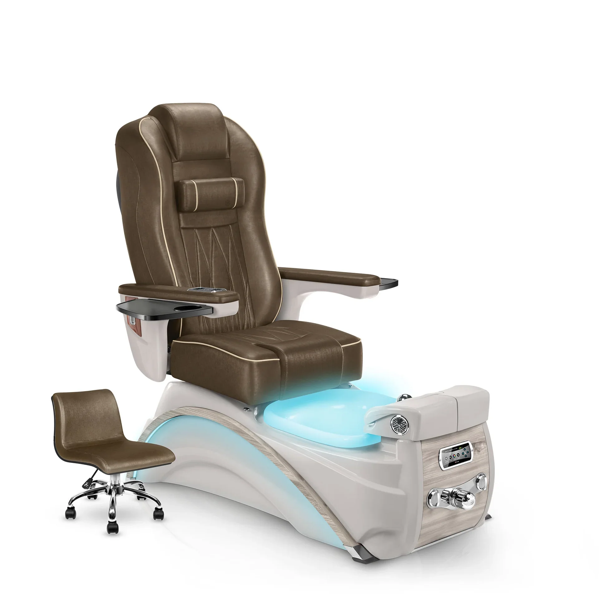 Modern European Professional Luxury Salon Spa Massage Manicure Pedicure Chair with Drain Pump for Nail Salon