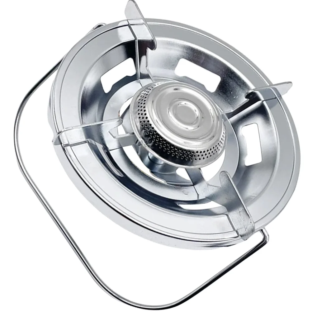 

Portable Outdoor Stove Durable Copper Zinc Alloy Iron Mini Camping Gas Burner Hiking Picnic Cooking Gear Backpacking Stove