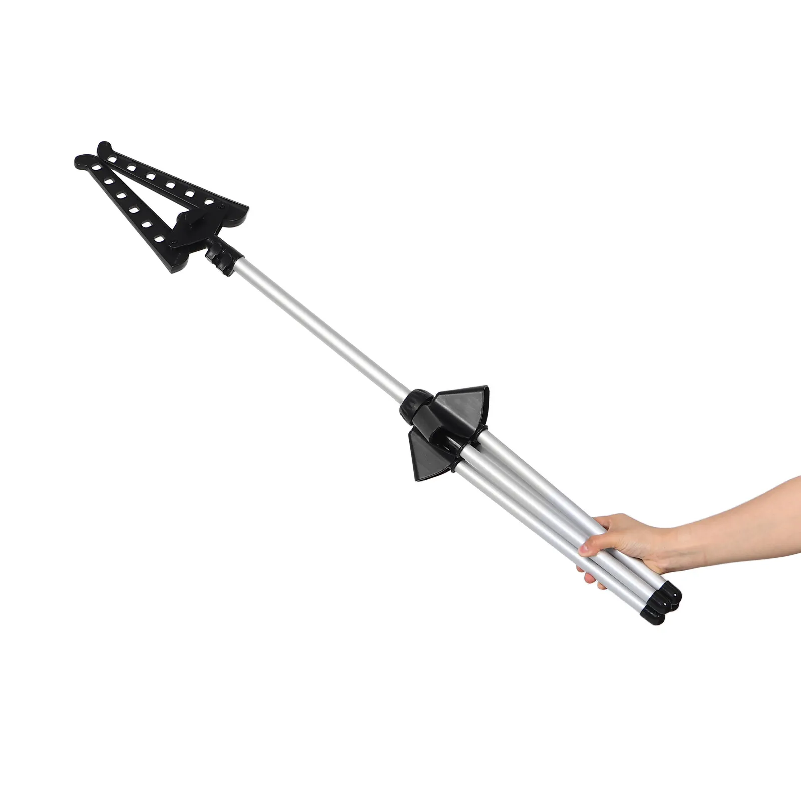 aluminum-alloy-folding-clothes-drying-rack-telescopic-steamer-stand-portable-laundry-room-storage-holder-adjustable-height