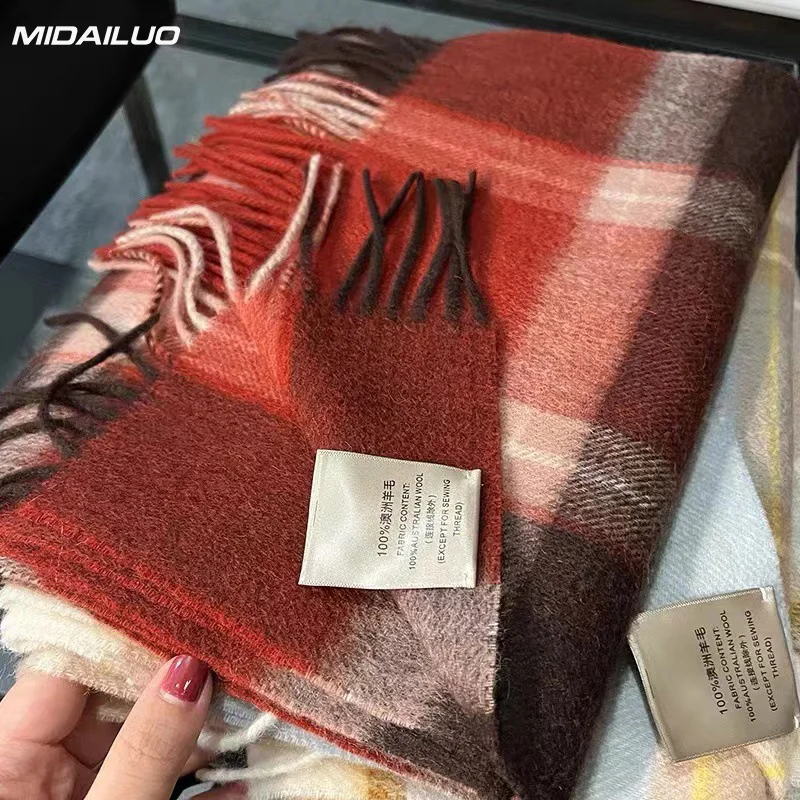 180 * 32 سم وشاح شتوي دافئ ومقاوم للرياح أنيق وعصري غير قابل للتمدد متعدد الوظائف للنشاط والترفيه في الهواء الطلق #3