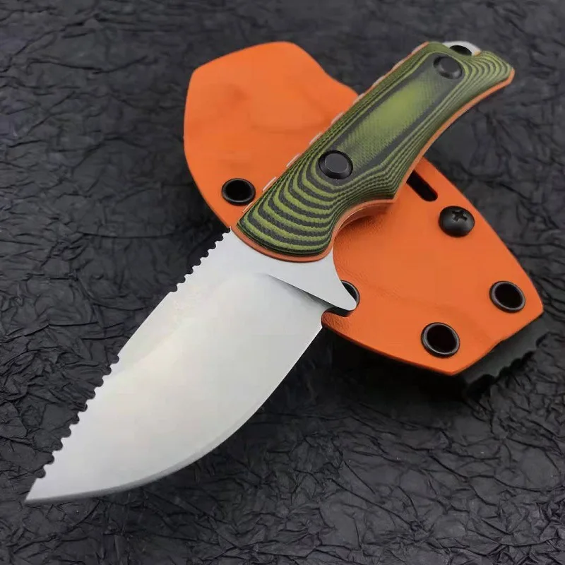 

Fixed Blade Tactical Camping Survival Knife Free shipping Two color G10 handle Handmade Hunting Knife