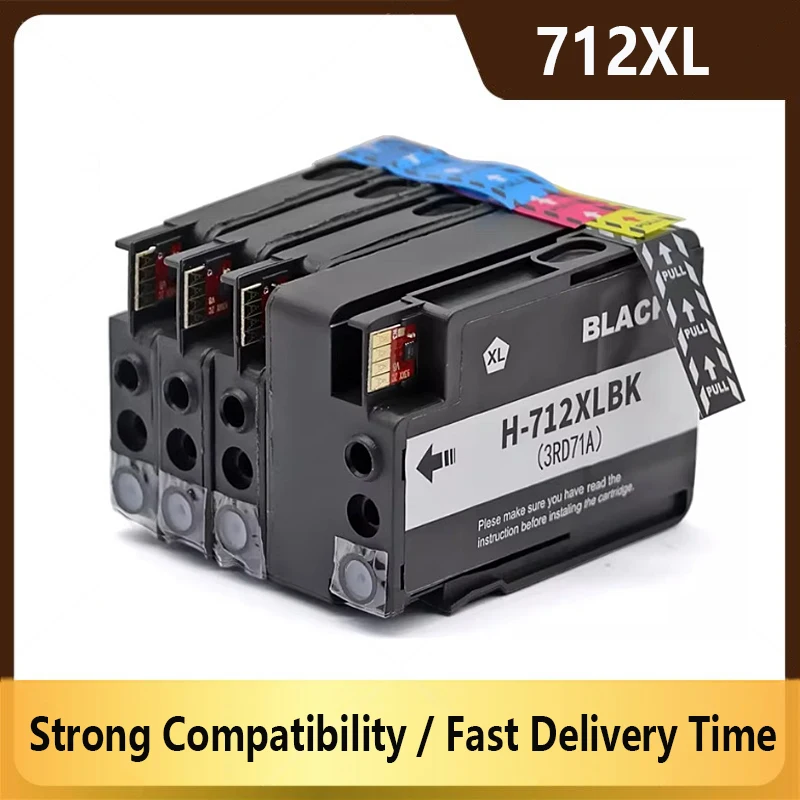 

712 XL 712XL 712B 3ED71A Compatible Ink Cartridge for HP712 for HP Designjet T650 T250 T210 T230 Printer