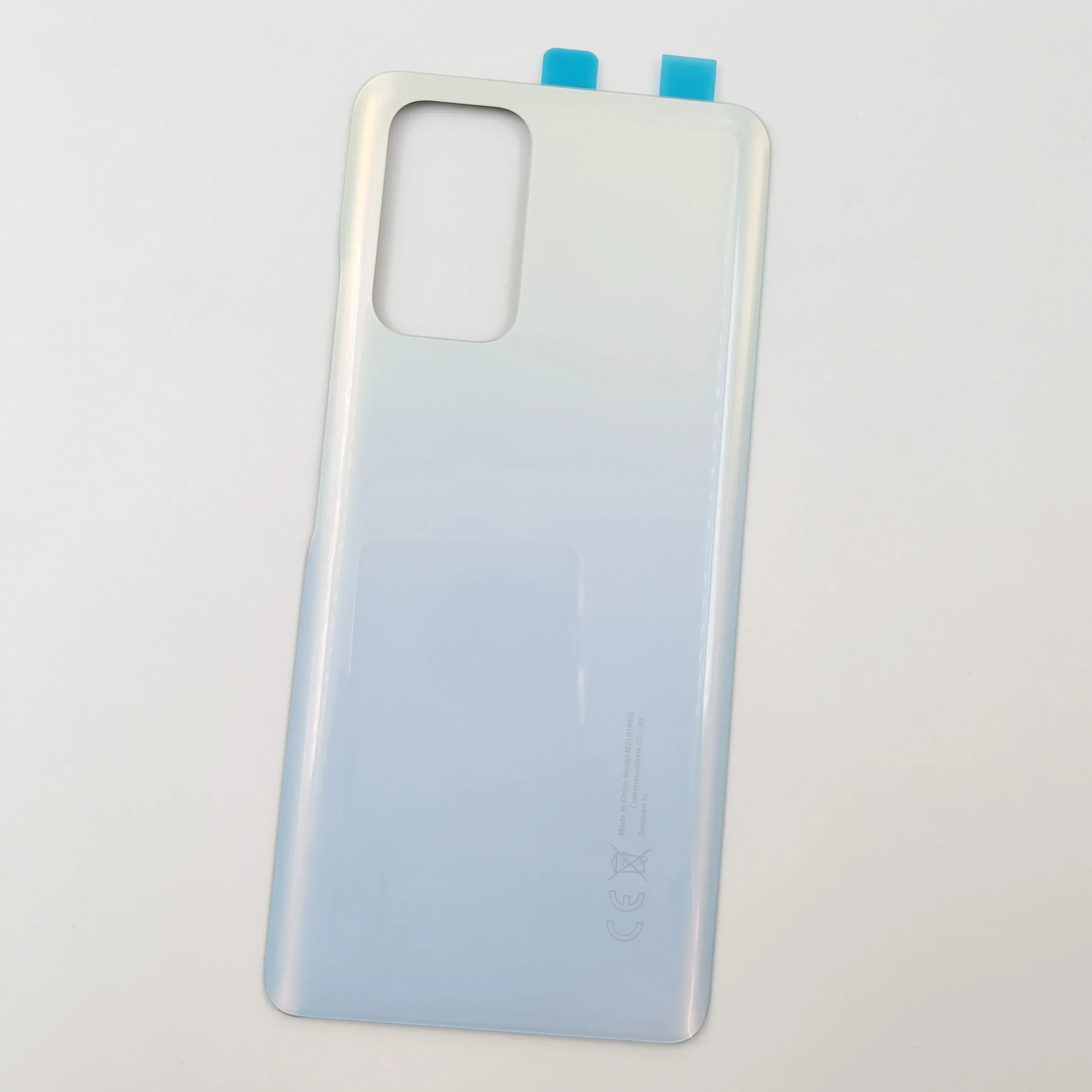 Glass Back Lid Door For Xiaomi Redmi Note 10 Pro / Max Hard Battery Cover Rear Housing Panel Case + Sticker Adhesive Glue