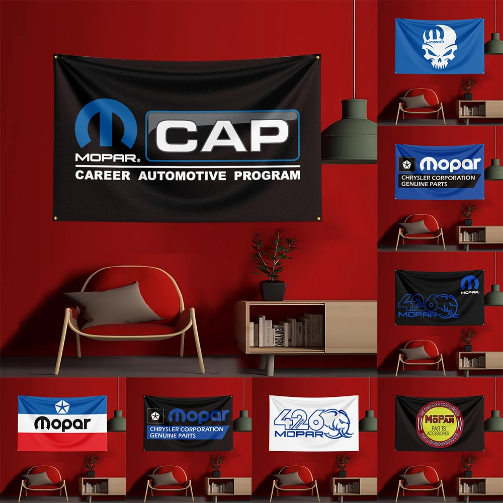 

3x5 Ft Mopar Tool Flag Polyester Printed Cars Flags Banner Tapestry for Room Garage Decor Power Tools Flag