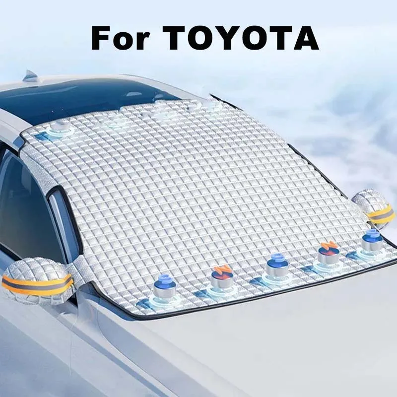 

For TOYOTA HILUX VIGO SR5 MK6 MK7 PICKUP 2005-2014 Extra Thick Magnetic Anti Frost Freezing Car Snow Cover Windshield Sunshades