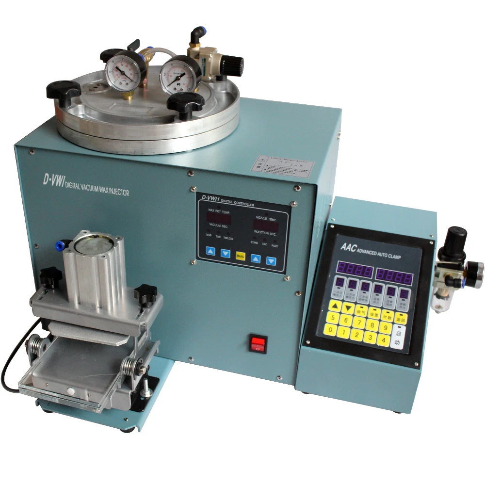 Jewelry Precision Digital Display Vacuum Wax Injection Machine Jewelry Making Equipment AAC Automatic Wax Injector 220V