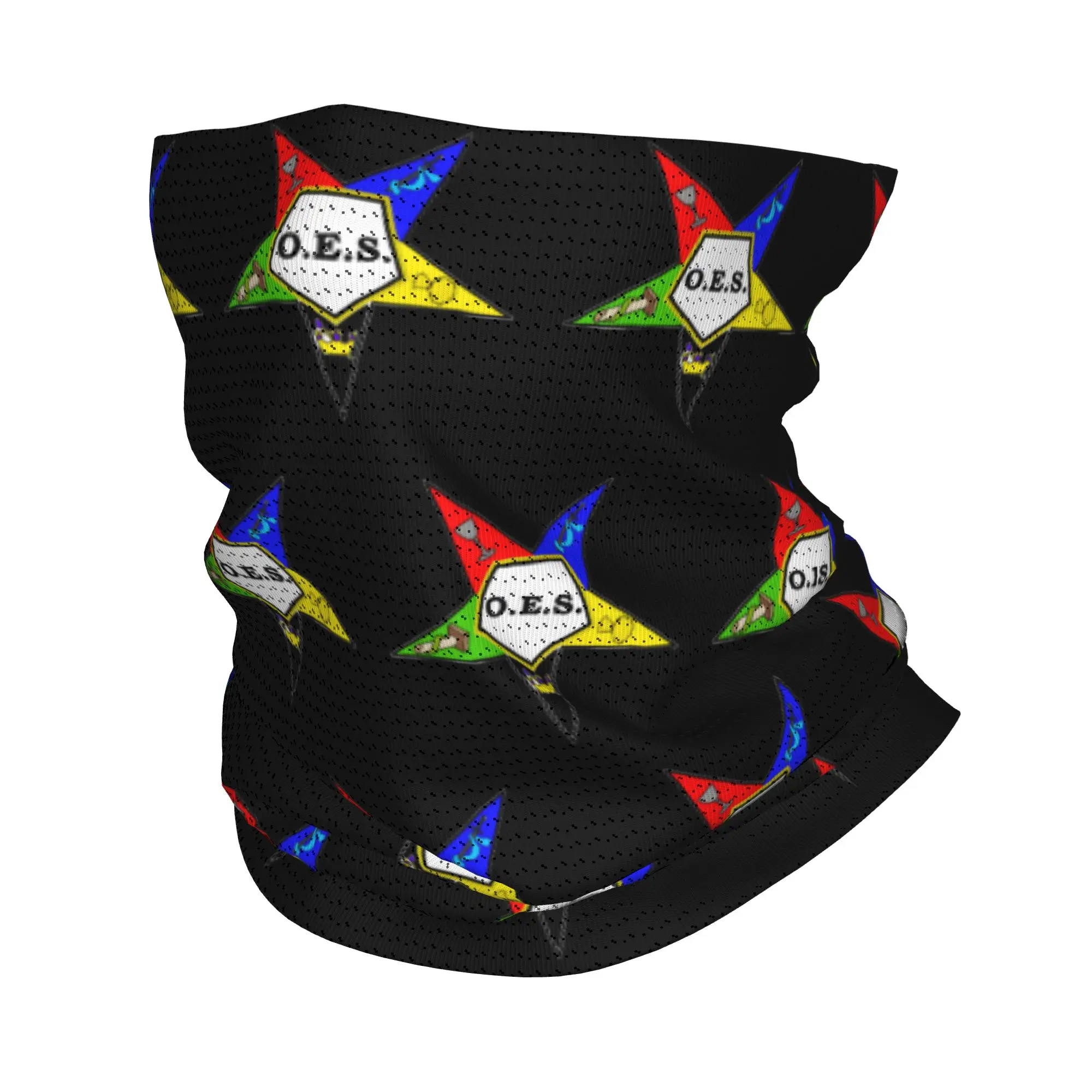Custom Oes Order of the Eastern Stars Winter Headband Neck Warmer Women Men Hiking Cycling Tube Scarf  Face Bandana Gaiter