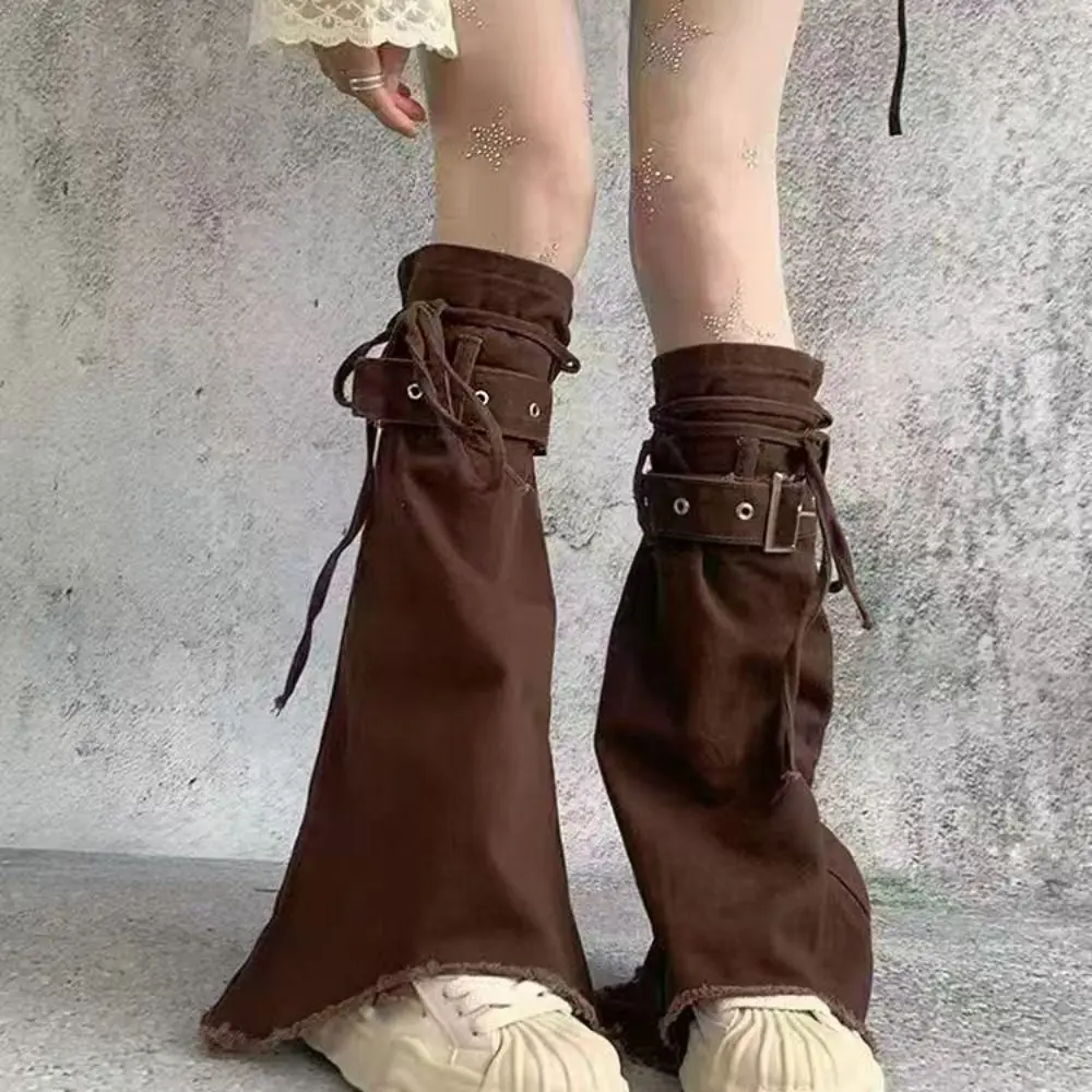 

Trendy Y2k Leg Warmers JK Spicy Girl Y2k Stockings Sweet Cool Footcover Pile Up Socks Girls